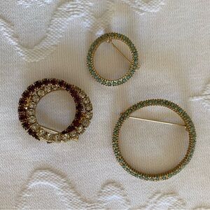 Set of 3 Vintage Pins